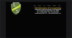Desktop Screenshot of landsembroidery.com